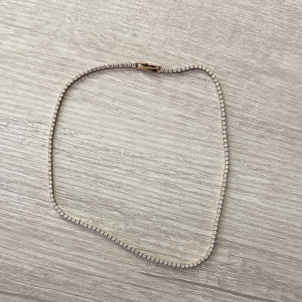 Tennis choker necklace